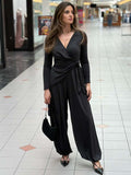 Macacão Aladin Noir Draped