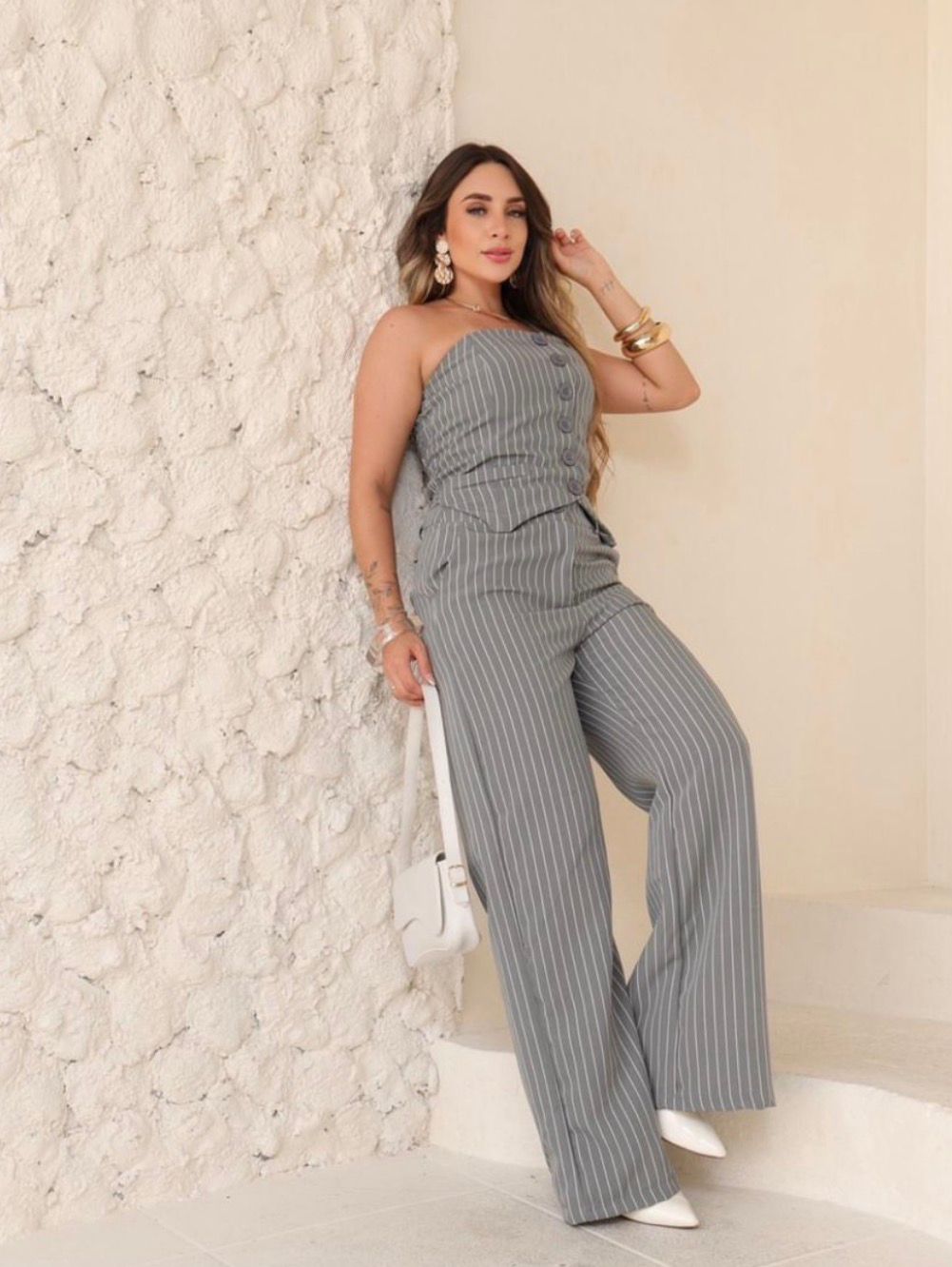 Conjunto Pinstripe Modern Tailoring