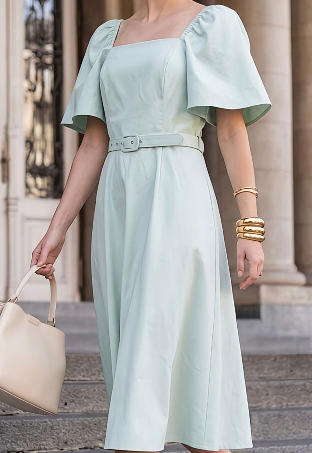 Vestido Soft Elegance com Cinto