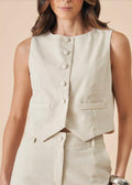 Conjunto Linen Tailored Nude