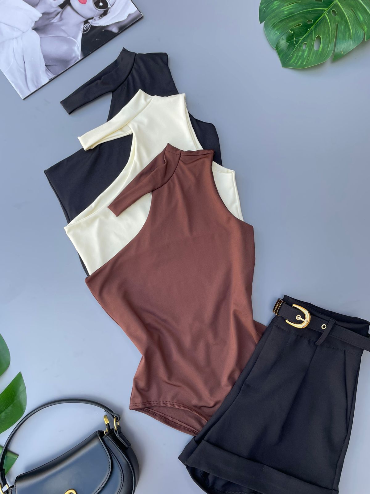 Asymmetrical Neckline Top