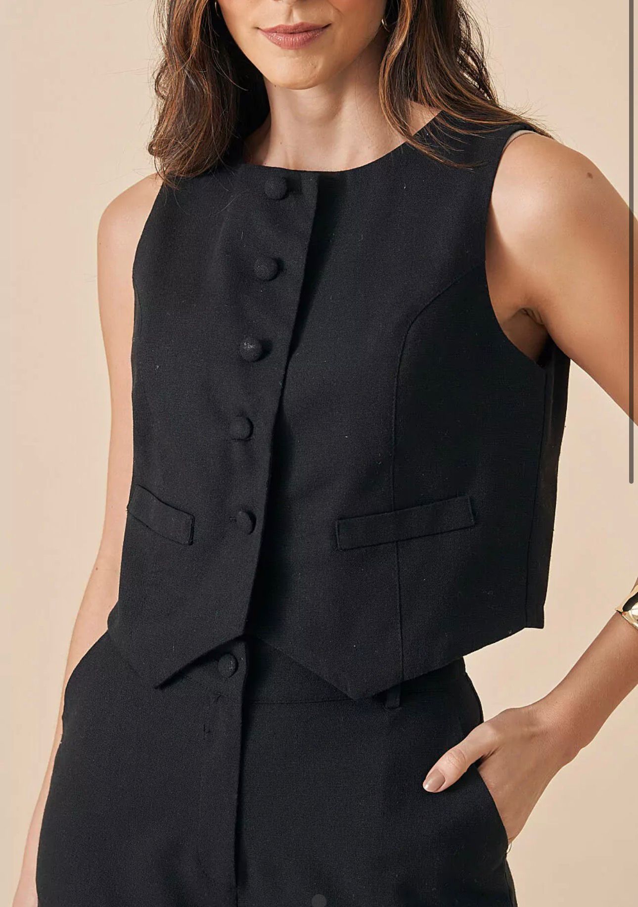 Conjunto Linen Tailored Nude